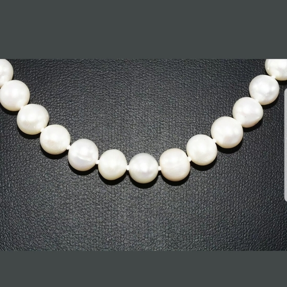 New 7.00 natural cream cultured pearl 14k clasp - Picture 5 of 7